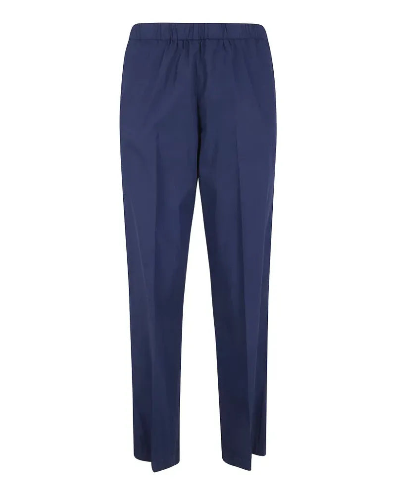 KILTIE elasticated-waist pressed-crease trousers - Blau Blau