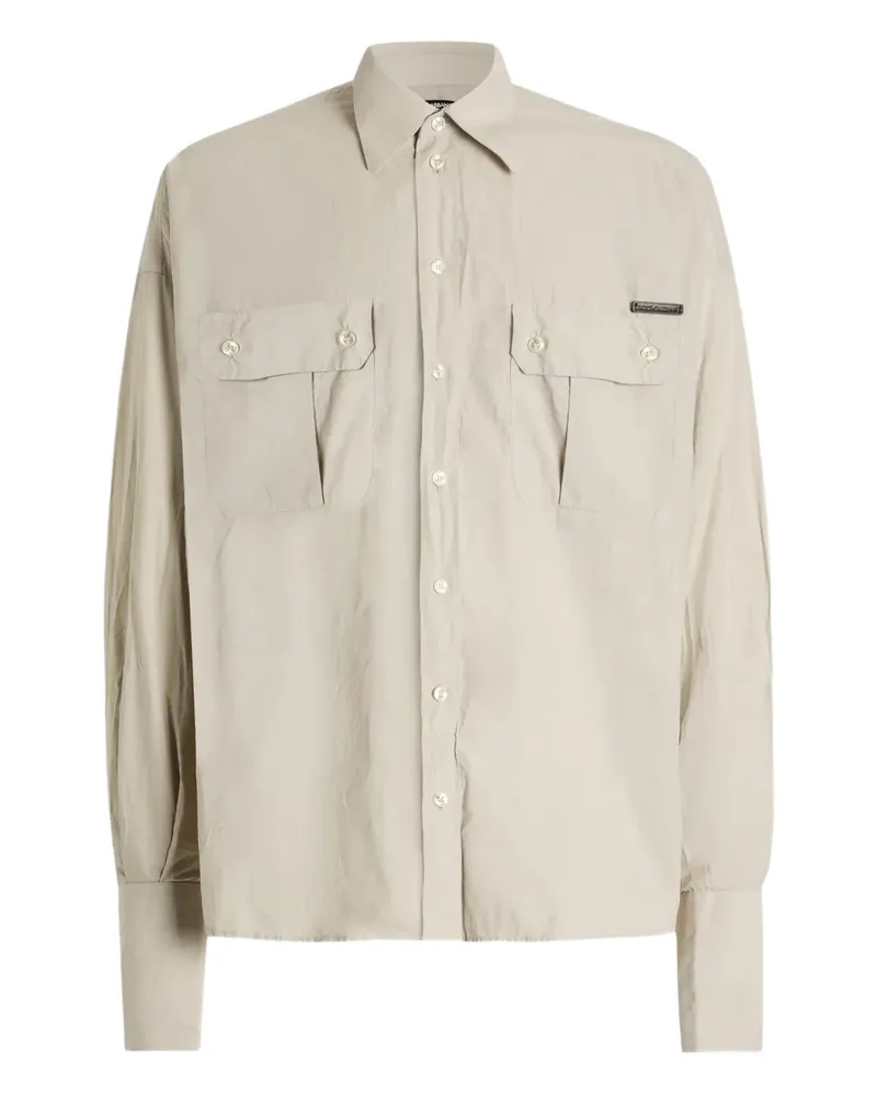 Dolce & Gabbana Hemd mit Brusttasche - Nude Nude