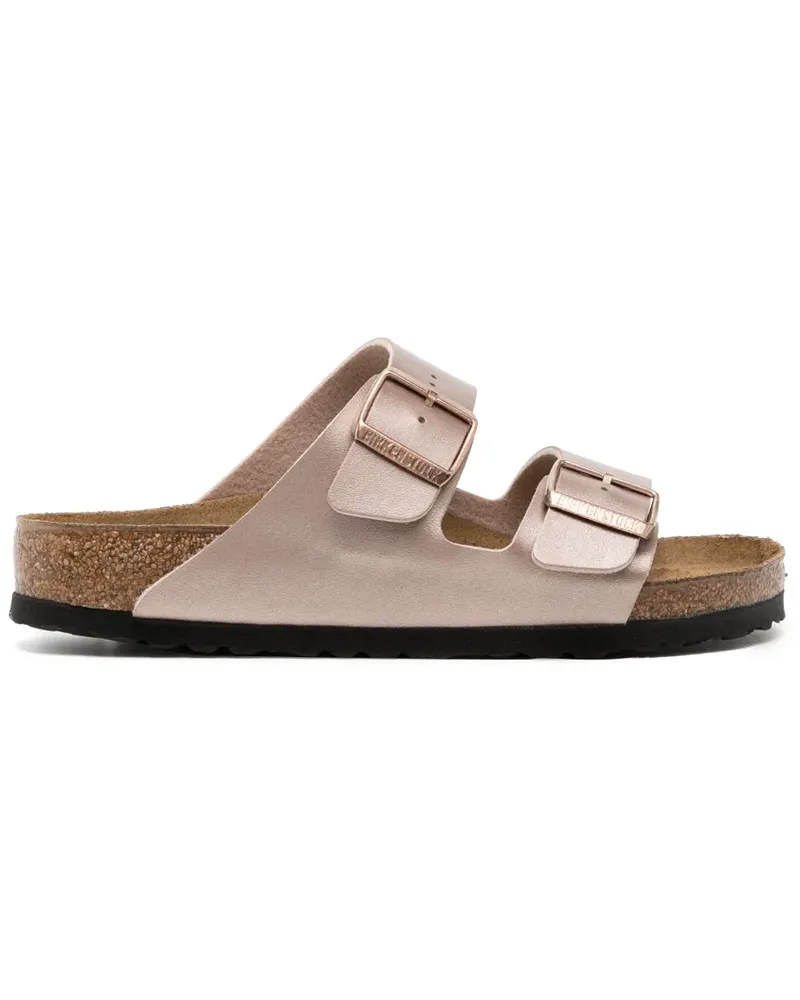Birkenstock Arizona Birko-Flor Pantoletten - Rosa Rosa
