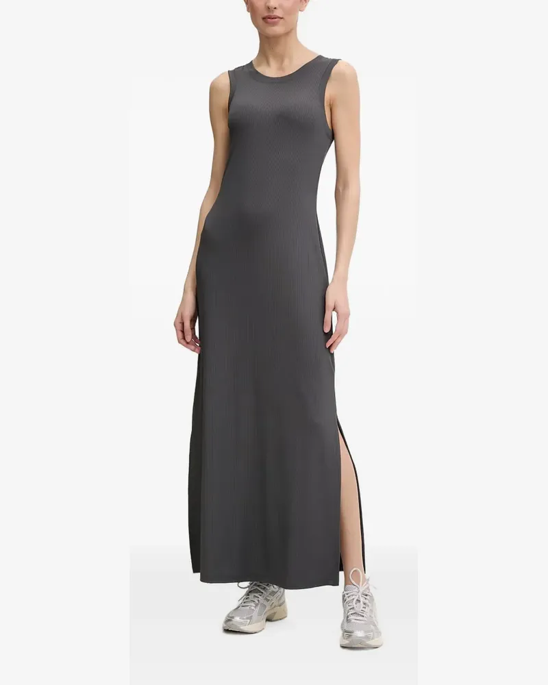 Bogner Fire & Ice Eleen ribbed side-slit slim-fit maxi dress - Grau Grau