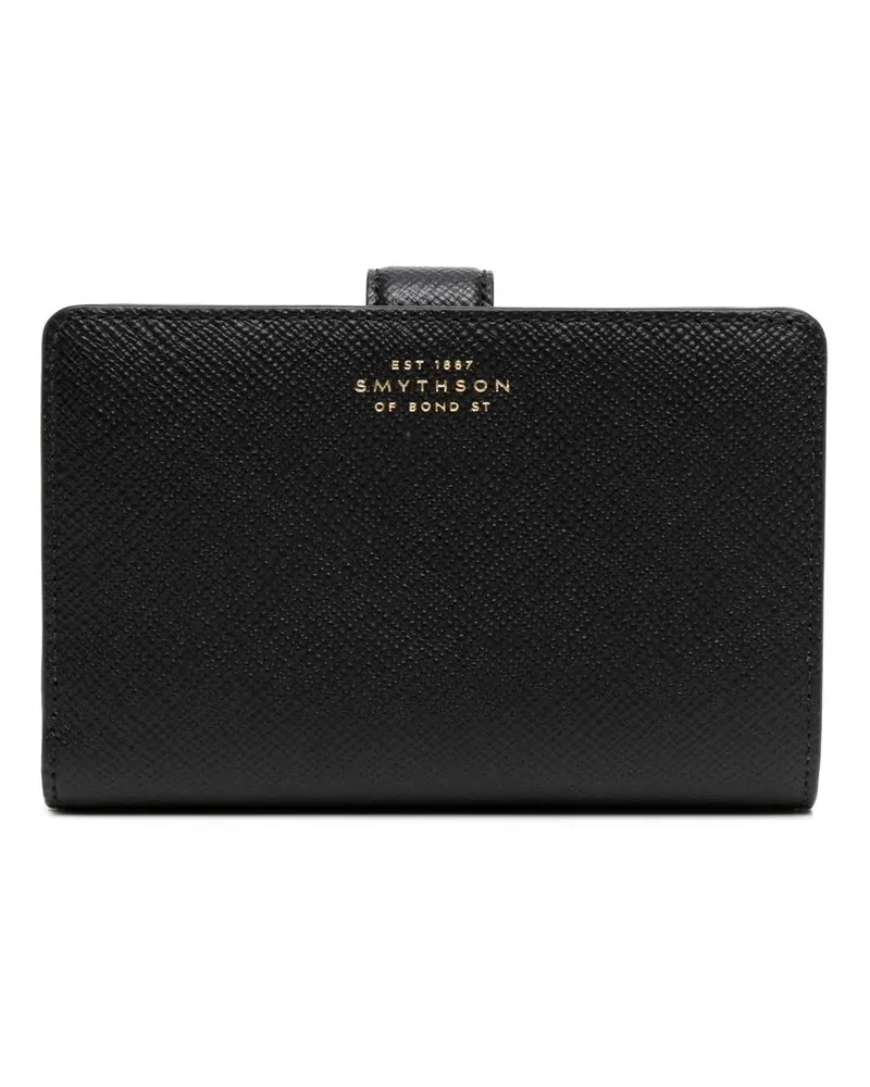 Smythson Faltbares Portemonnaie - Schwarz Schwarz