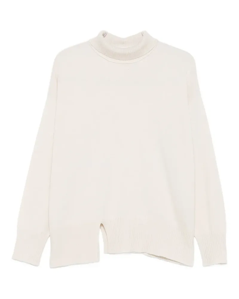 Antonelli Firenze Pullover mit Seitenschlitz - Nude Nude