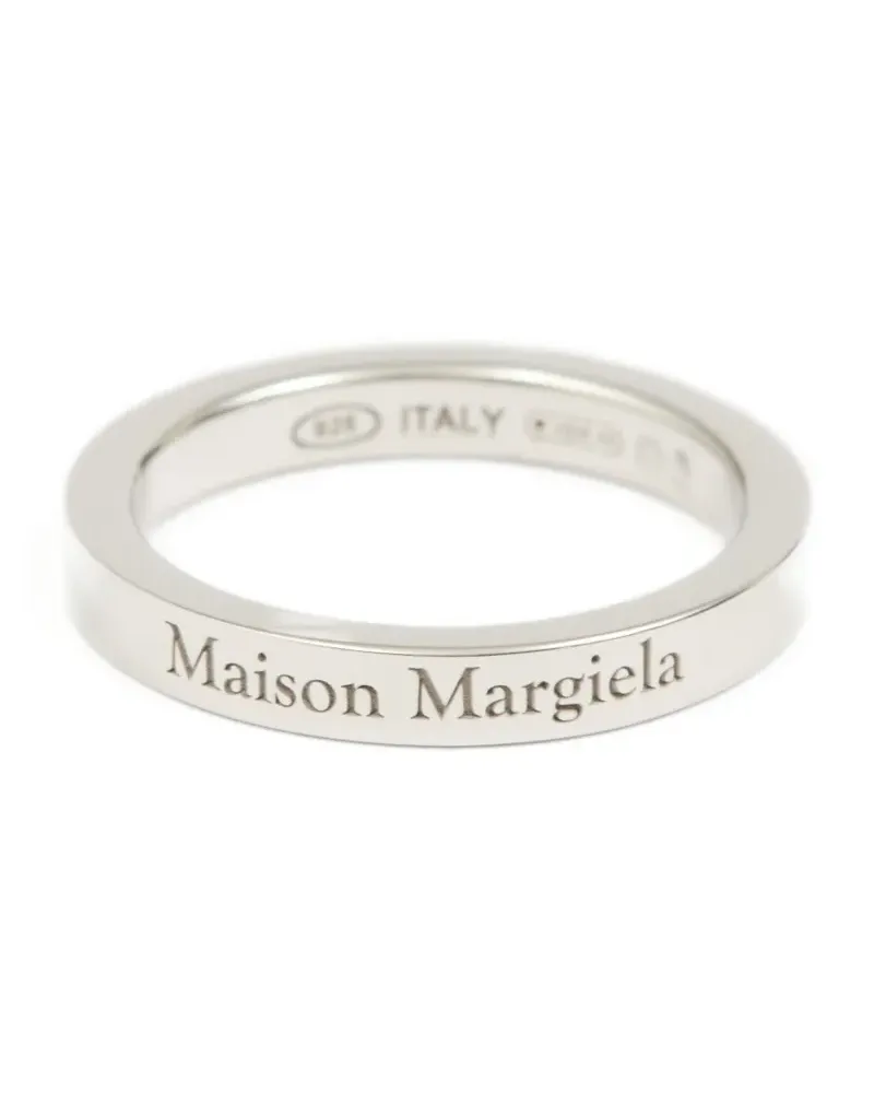 Maison Margiela Ring mit Logo - Silber Silber
