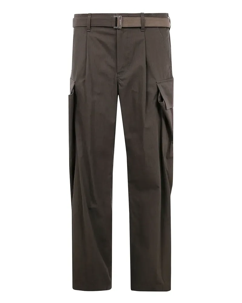 Sacai Cargohose mit Falten - Grün Grün
