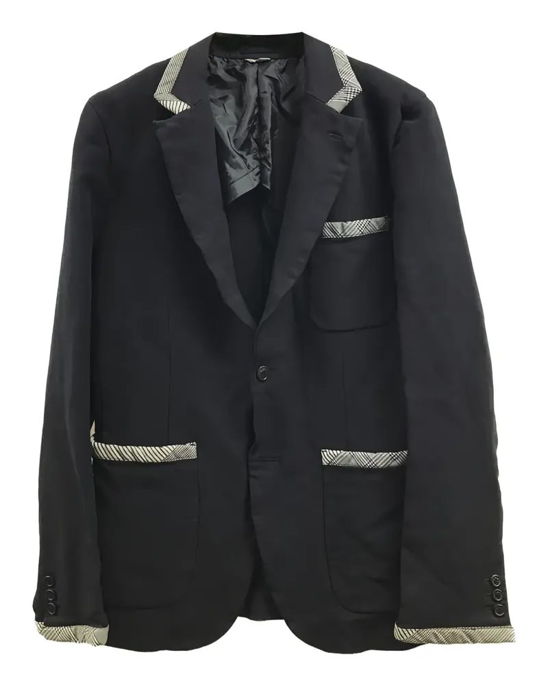 Comme des Garçons piped blazer - Schwarz Schwarz