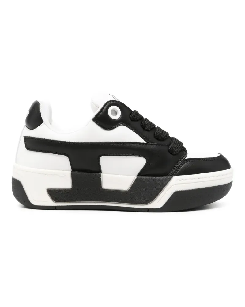 Diesel S-D Ollie Sneakers mit Einsätzen - Weiß Weiß