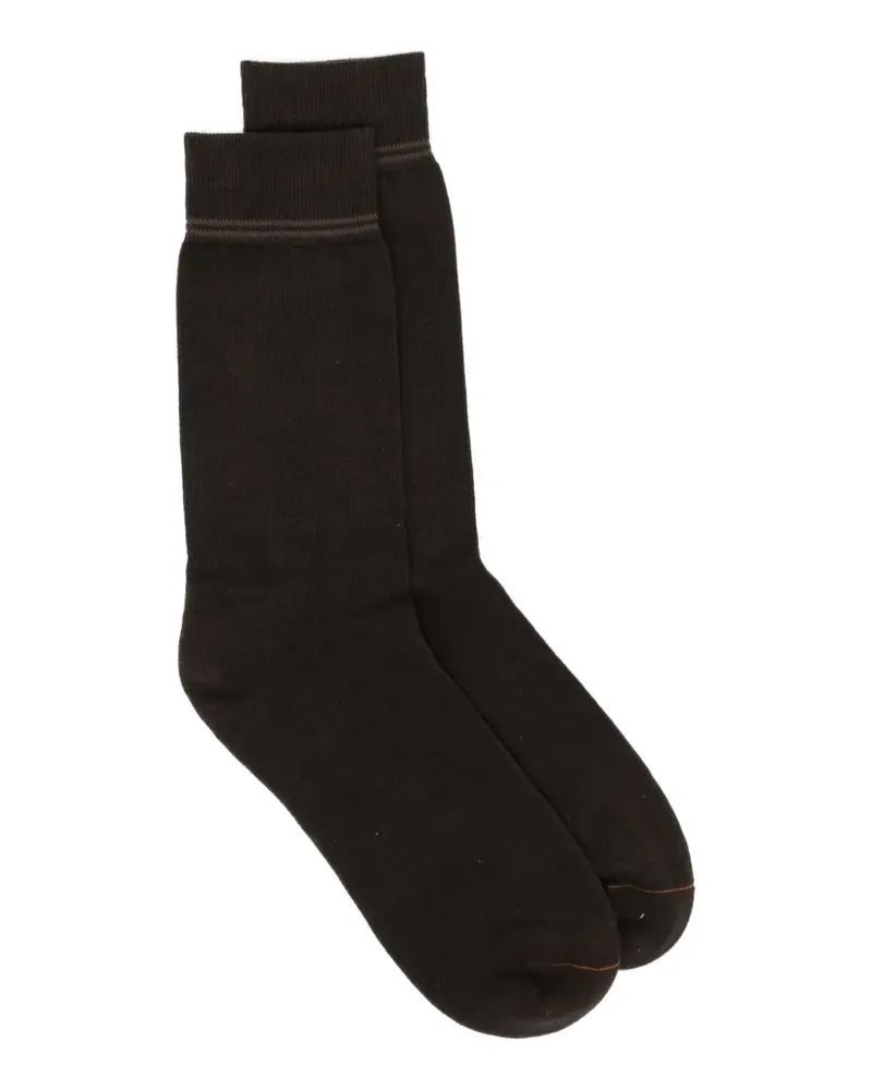 Ermenegildo Zegna terry-cloth socks - Braun Braun