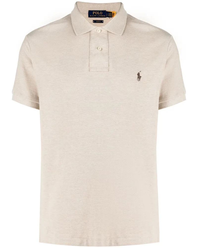 Ralph Lauren Poloshirt mit Logo-Verzierung - Nude Nude