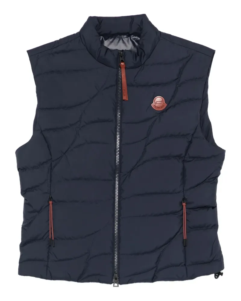 Moncler Gesteppte Huangbiao Weste - Blau Blau