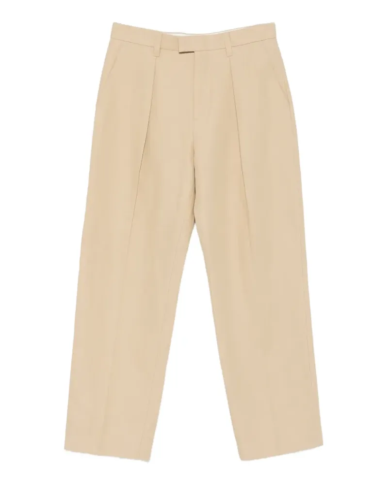Sandro pleated loose trousers - Nude Nude