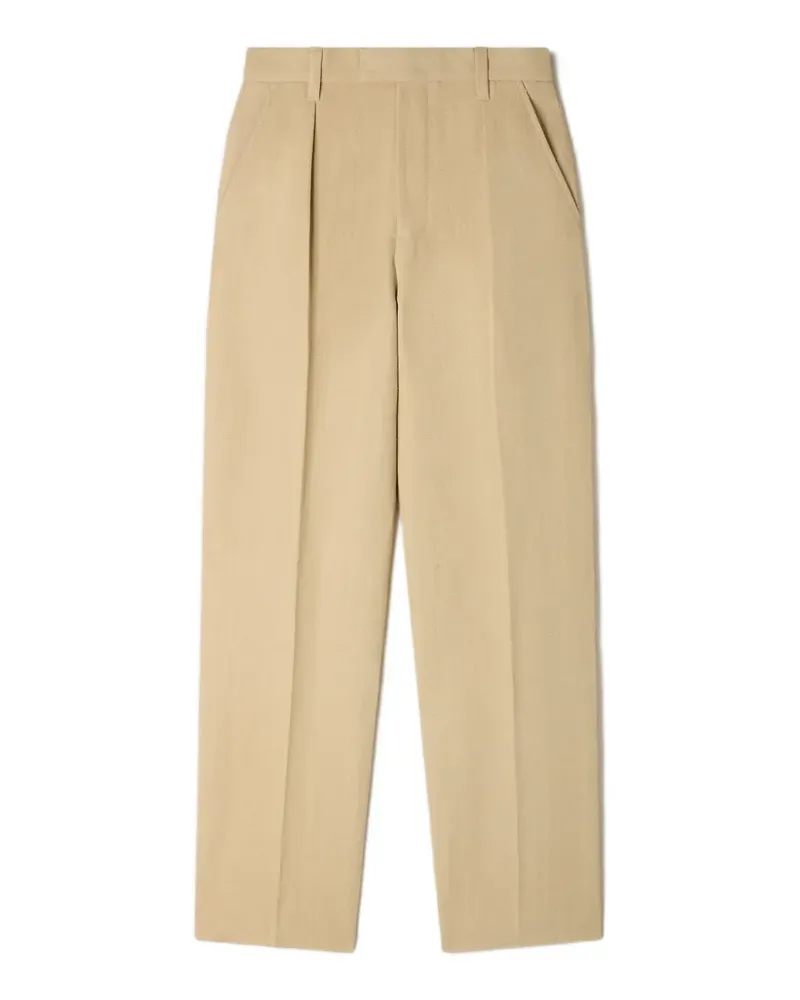 Sandro Bundfaltenhose mit lockerem Schnitt - Nude Nude