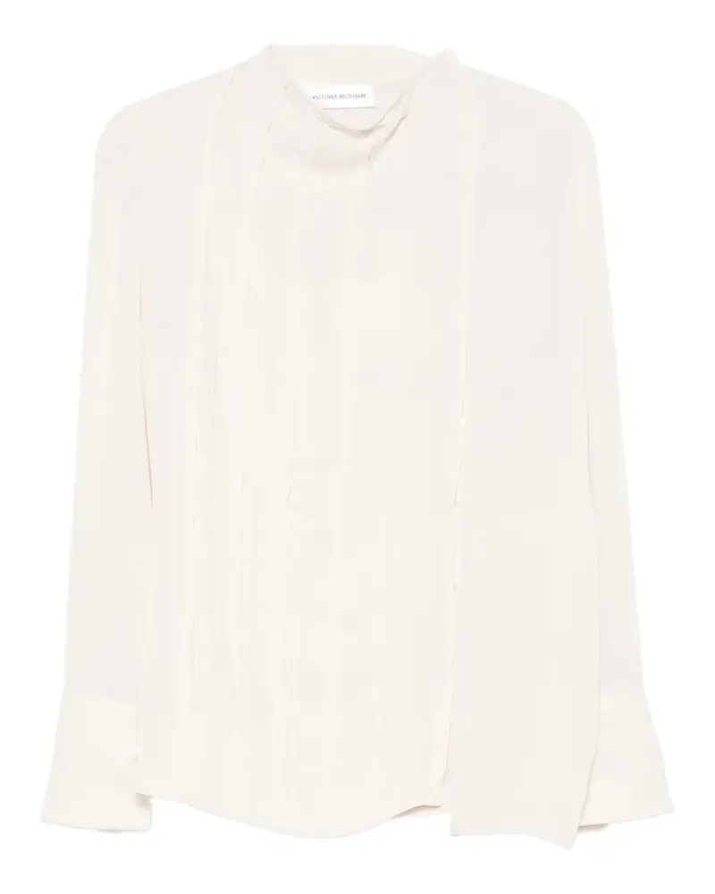 Victoria Beckham Bluse mit Ziernaht - Nude Nude