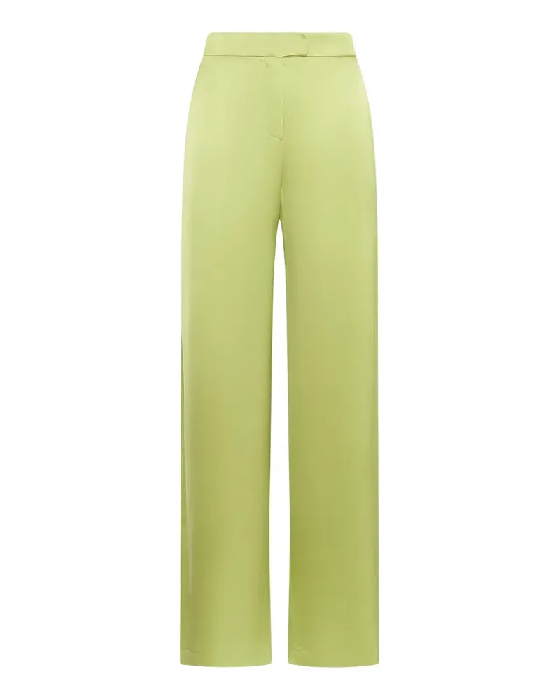 Maliparmi Glänzende Cady Hose - Grün Grün