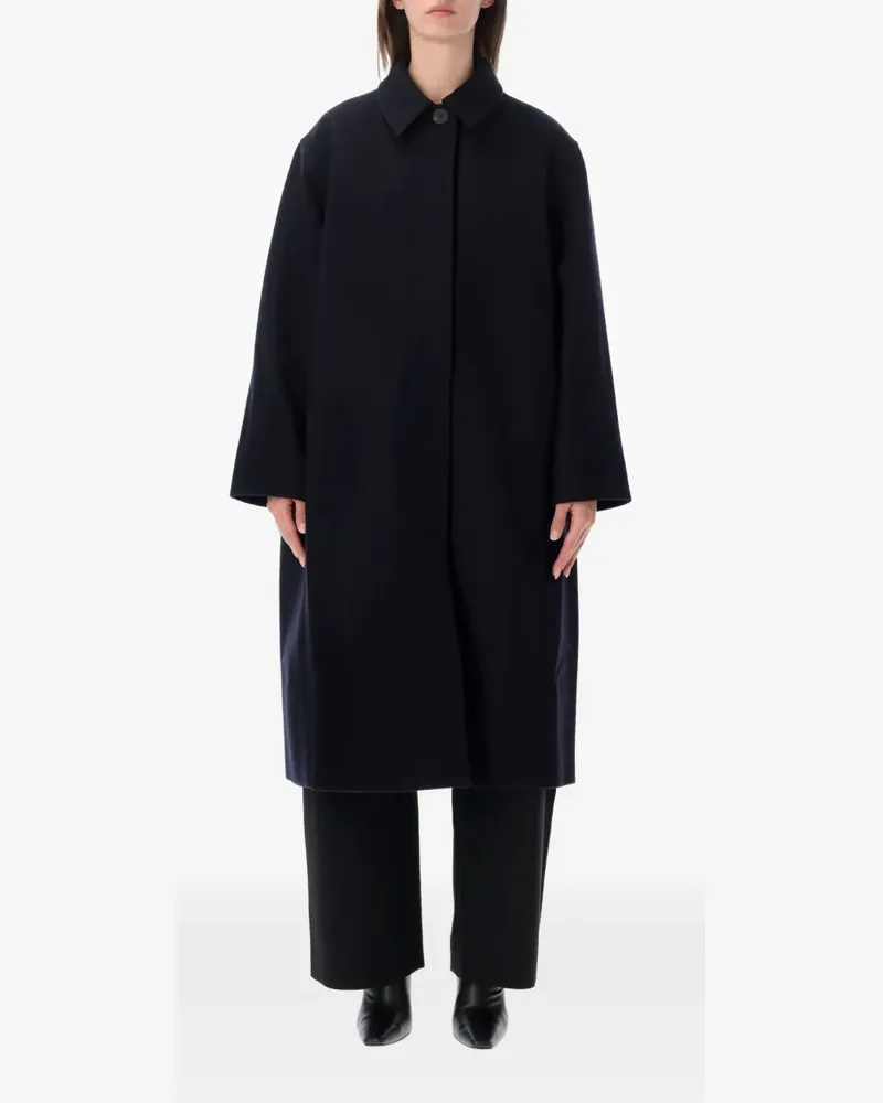 Studio Nicholson Ria concealed-front coat - Blau Blau