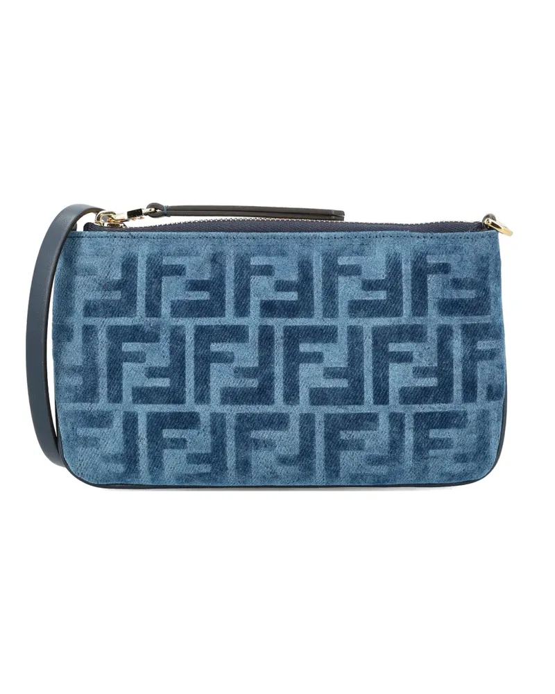 Fendi Flache Baguette Tote Bag - Blau Blau