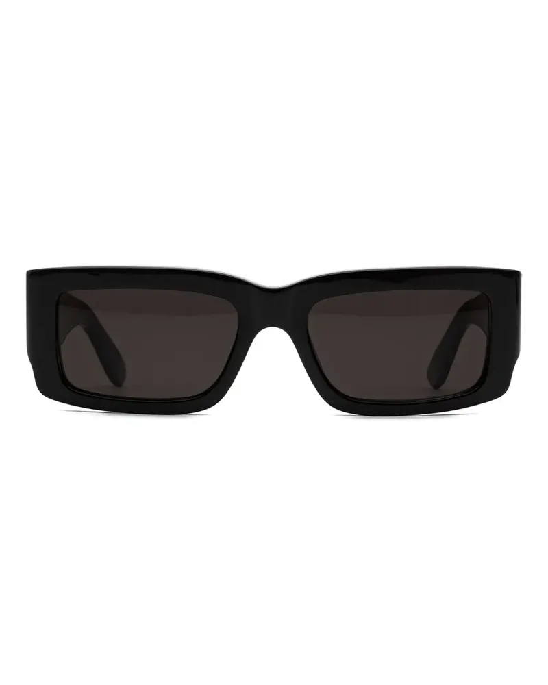 RETROSUPERFUTURE Sonnenbrille mit eckigem Gestell - Schwarz Schwarz