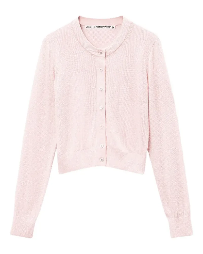 Alexander Wang Cardigan mit Perlenverzierung - Rosa Rosa