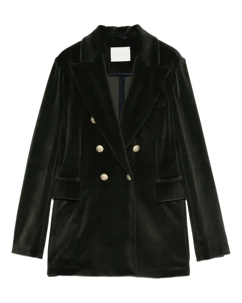 CIRCOLO 1901 Doppelreihiger Blazer aus Samt - Grün Grün