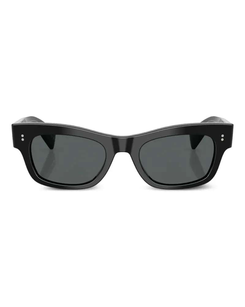 Oliver Peoples rectangle-frame sunglasses - Schwarz Schwarz