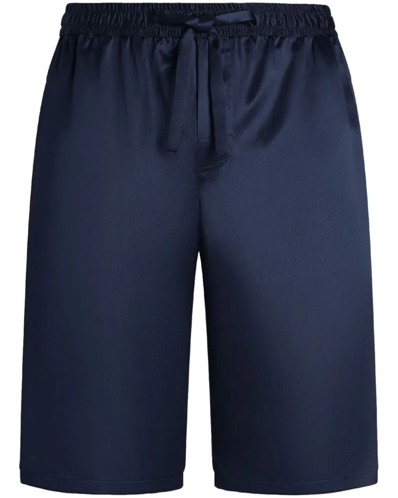 Dolce & Gabbana Shorts aus Satin - Blau Blau