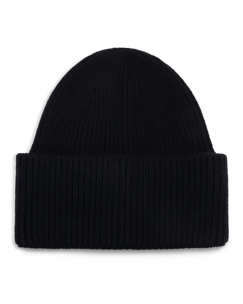 Destin Beanie mit umgeschlagenem Saum - Blau Blau