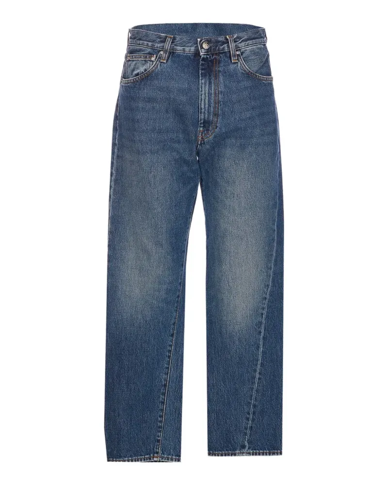 Totême Jeans mit verdrehtem Patch - Blau Blau
