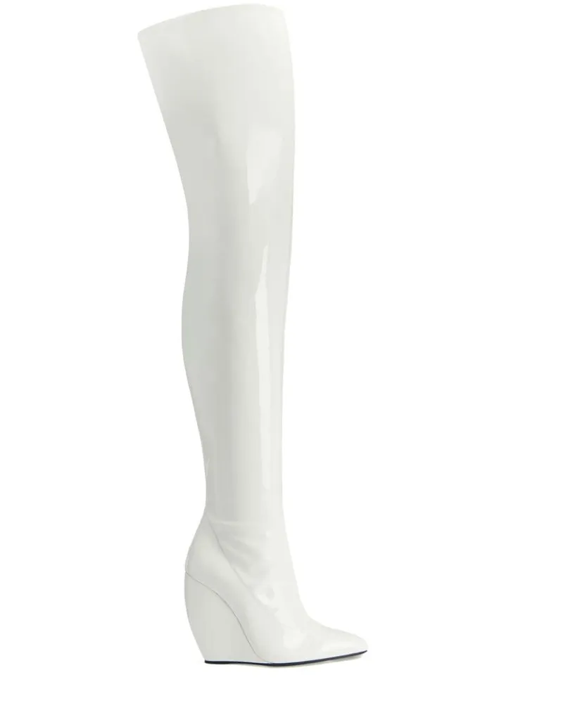 Giuseppe Zanotti Preety Stiefel 105mm - Weiß Weiß