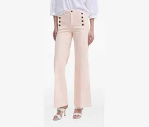 Geknöpfte Jeans - Rosa