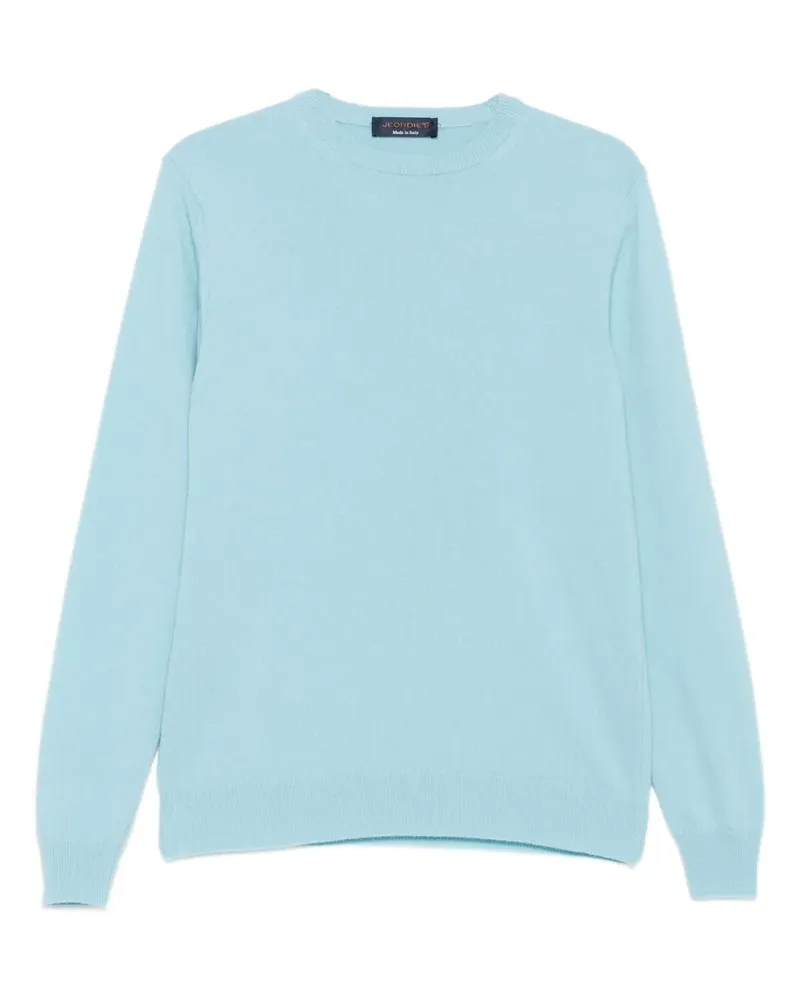 Jeordie's Pullover mit Rundhalsausschnitt - Blau Blau