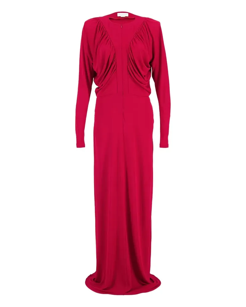 Stella McCartney Drapiertes Abendkleid - Rot Rot