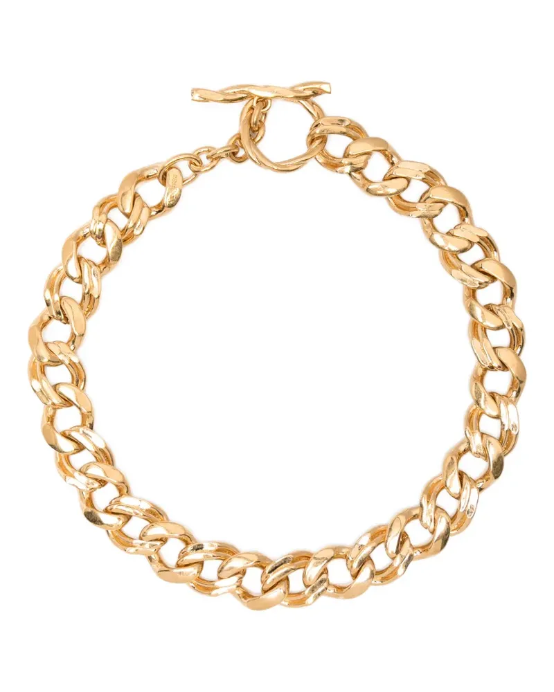 Saint Laurent Klassische Halskette - Gold Gold