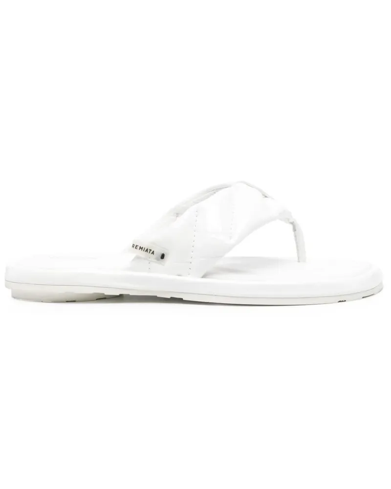 Premiata Sandalen mit geglänzt Detail - Weiß Weiß