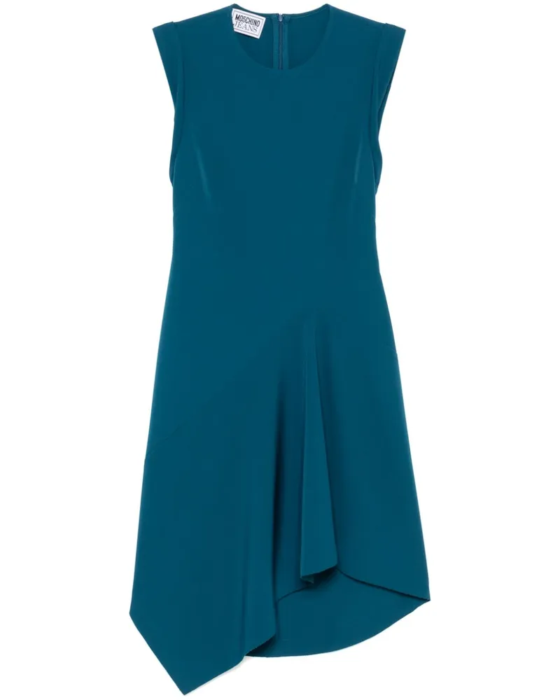 Moschino Asymmetrisches Midikleid - Blau Blau