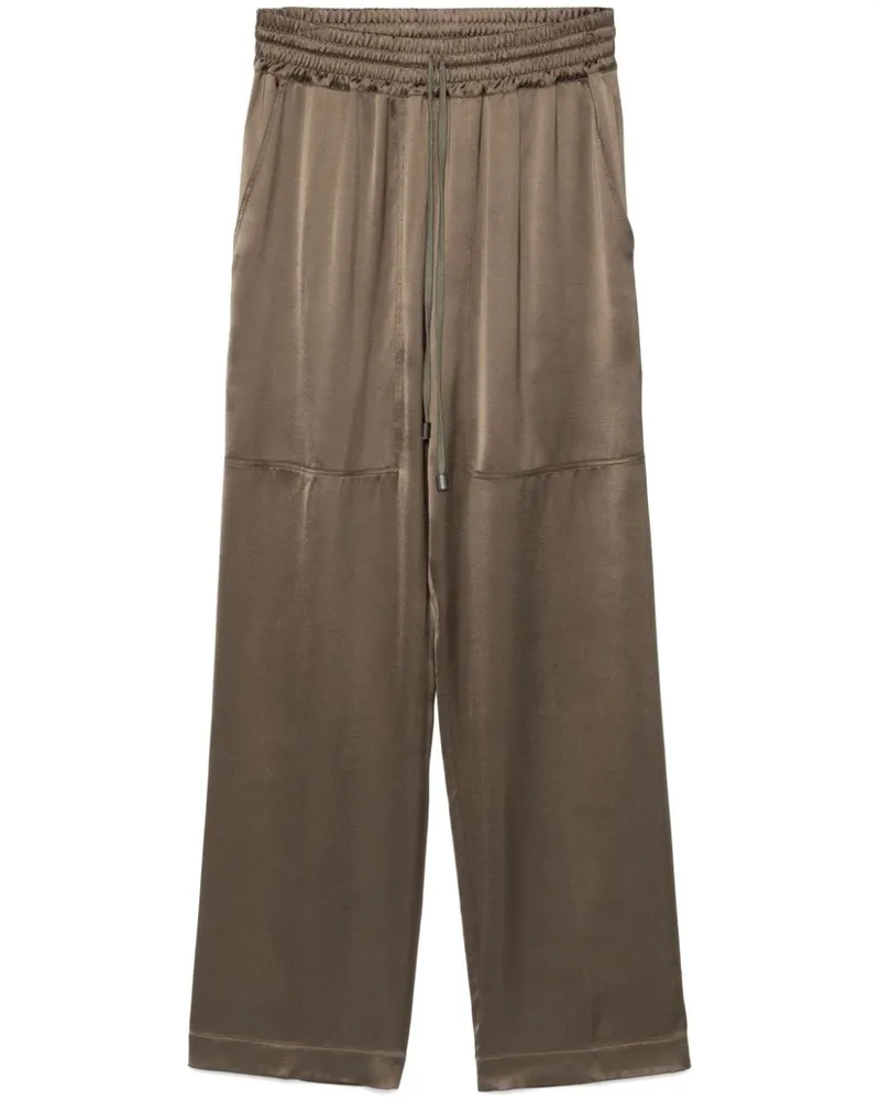Gentry Portofino Hose aus Satin - Grün Grün