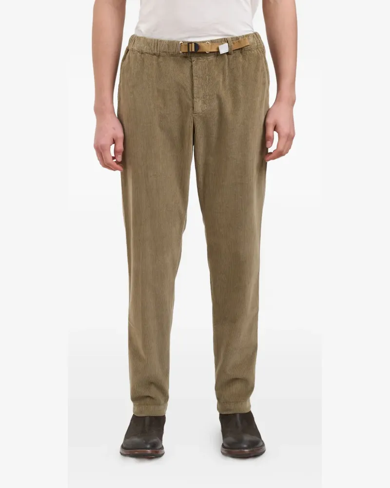 PLAN C corduroy-texture trousers - Grün Grün