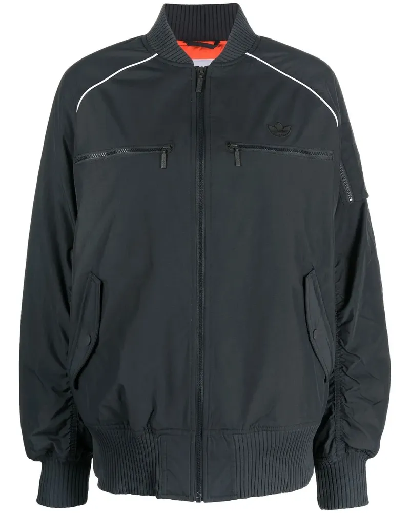 adidas Bomberjacke mit Reißverschluss - Grau Grau