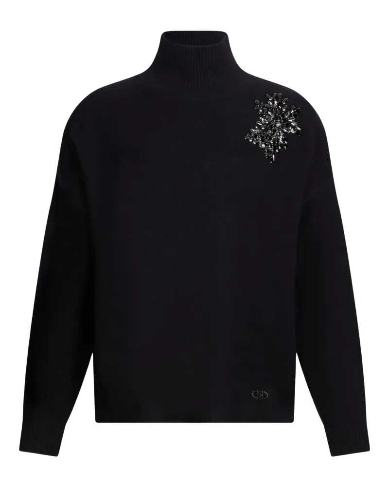 Liu Jo Verzierter Pullover - Schwarz Schwarz