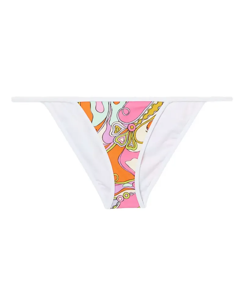 Emilio Pucci Bikini-Höschen mit Orchidee-Print - Rosa Rosa