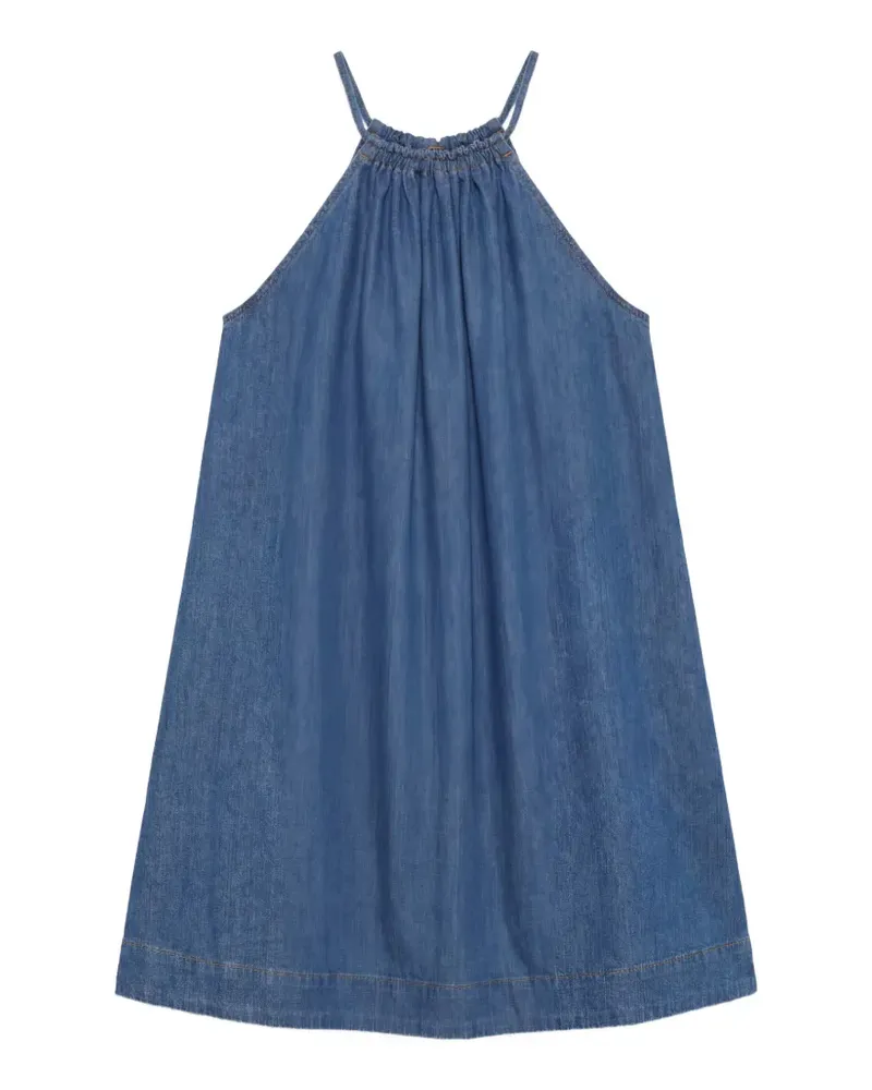 Reformation Paisley-Maxikleid mit Neckholder - Blau Blau