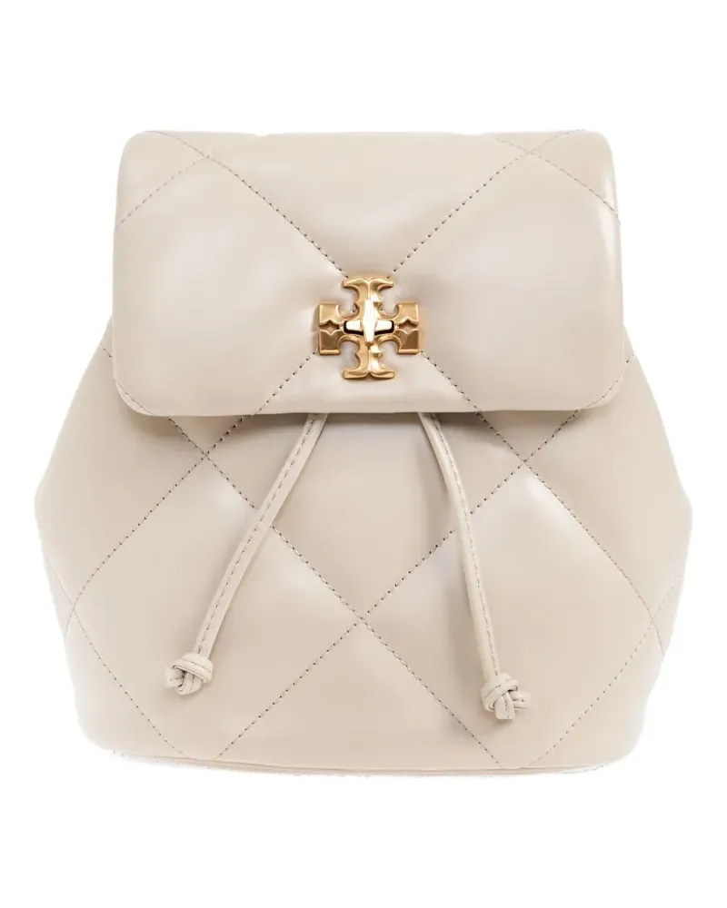 Tory Burch Mini Kira Rucksack mit Rautensteppung - Nude Nude