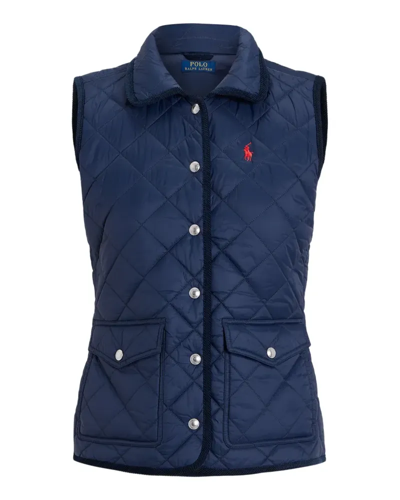 Ralph Lauren quilted button vest - Blau Blau
