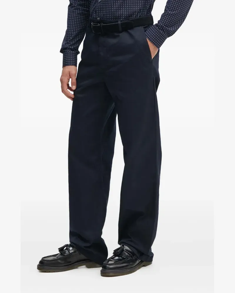 Wood Wood welt-pocket trousers - Blau Blau