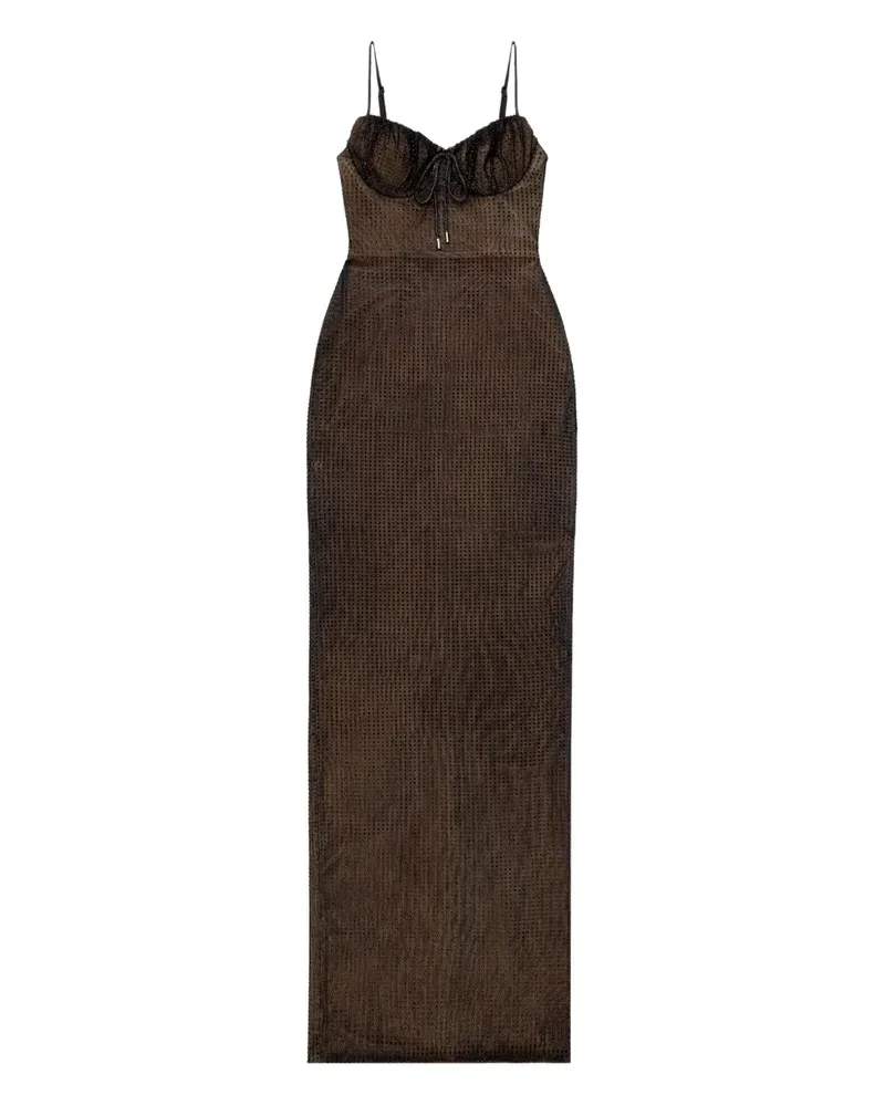 Area hotfix-embellishment maxi dress - Braun Braun