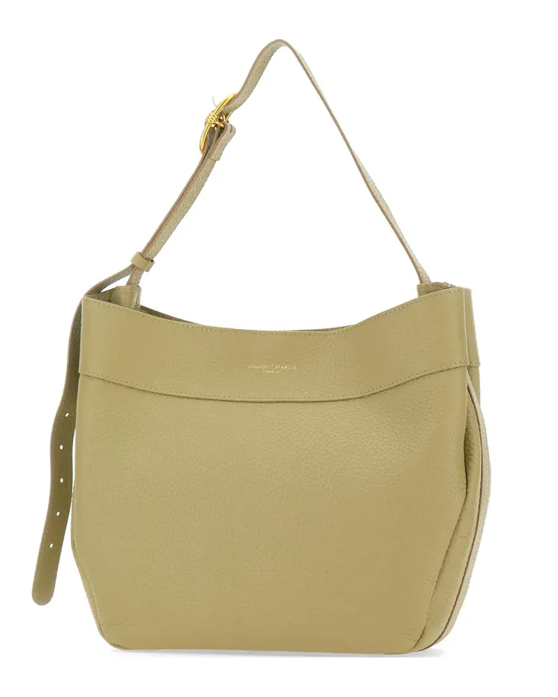 Gianni Chiarini Selena Schultertasche mit gekörnter Schnalle - Grün Grün