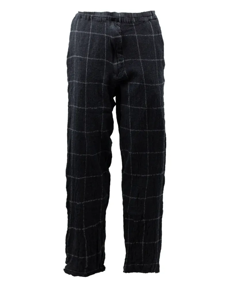 Comme des Garçons checked pants - Grau Grau