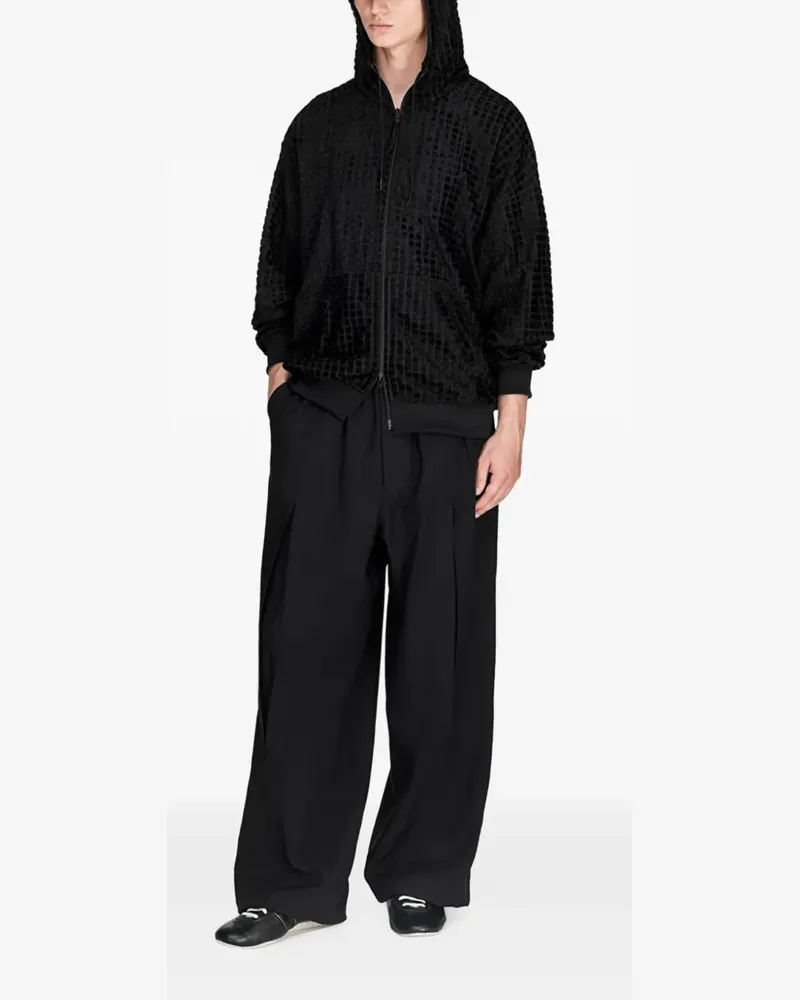 Y-3 reversible hooded track jacket - Schwarz Schwarz