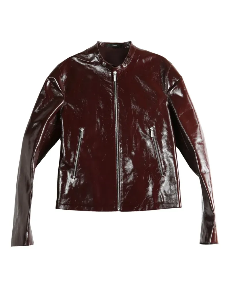 Sapio N 6 Jacke aus Kalbsleder - Rot Rot