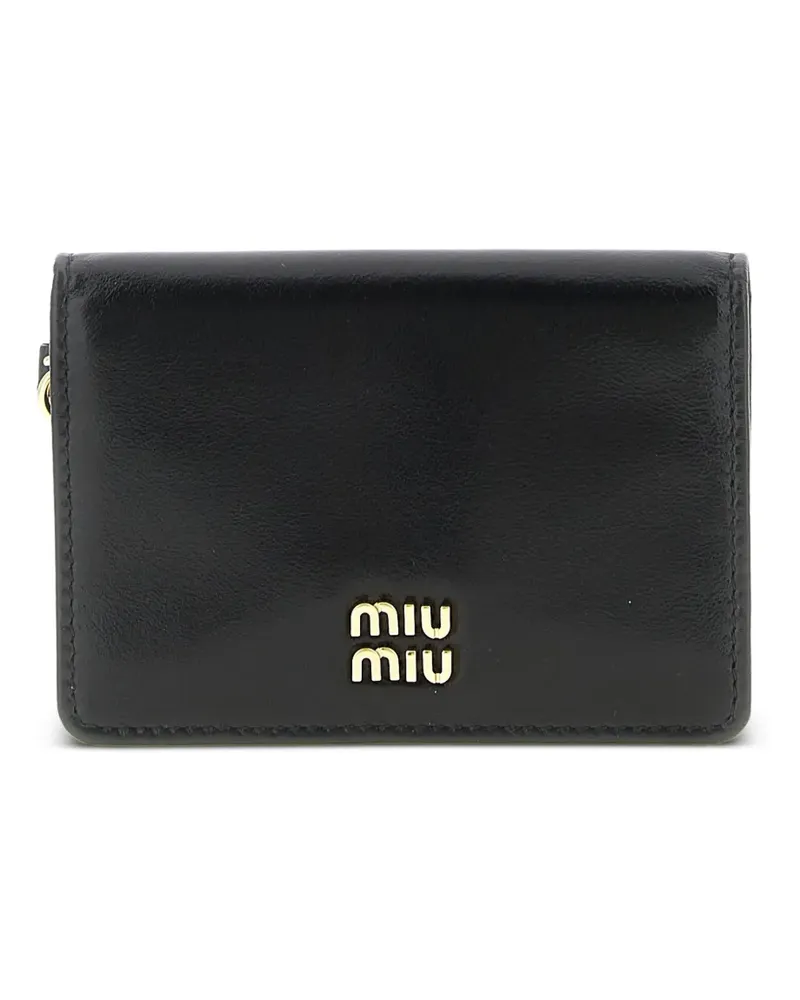 Miu Miu Softy Lux wallet - Schwarz Schwarz