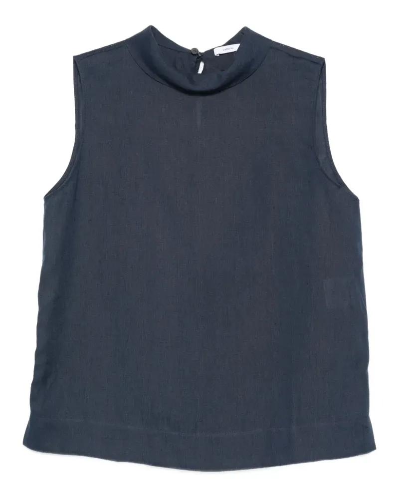 LARDINI high-neck top - Blau Blau
