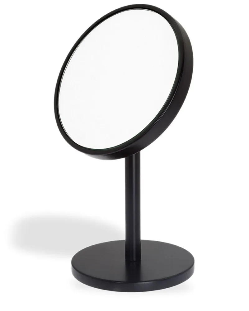 Schönbuch Runder Beauty Spiegel (25cm x 12cm) - Schwarz Schwarz